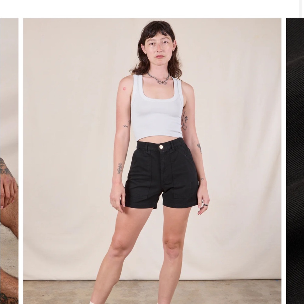 Big Bud Press Black High Waist Women's Shorts